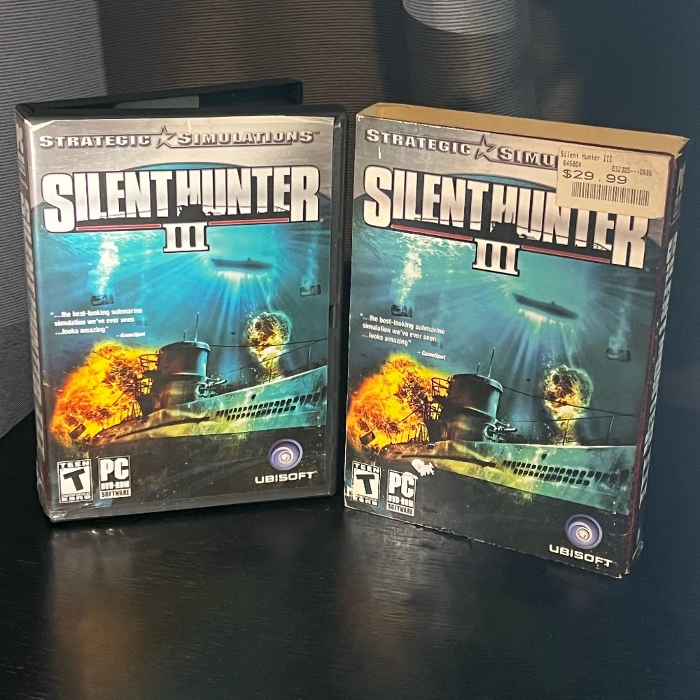 Silent Hunter III 3 PC Submarine Sim Game Video Game with Sleeve